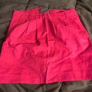 Hot pink skirt